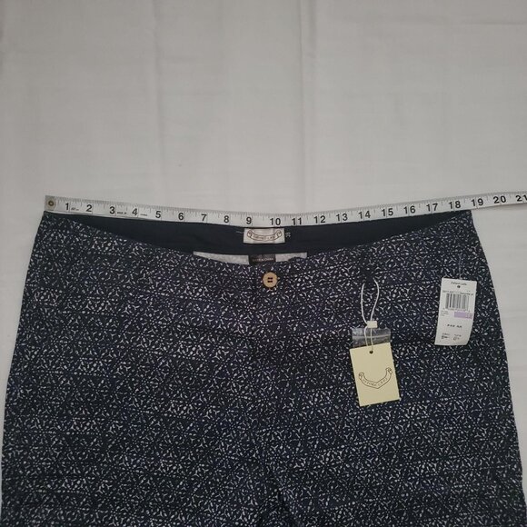 Oxford Lads Men’s Navy Print Patterned Cotton Stretch Walk Shorts Size 38 NWT - Picture 10 of 12